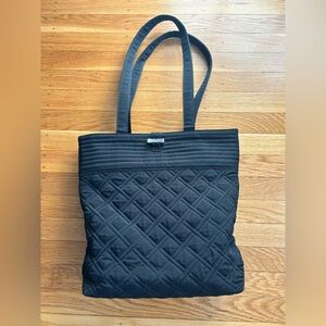 Vera Bradley Black Quilted Tote
